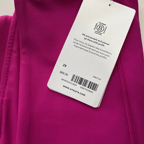 NWOT Athleta Elation Train 7/8 Tight 2X - Picture 2 of 2